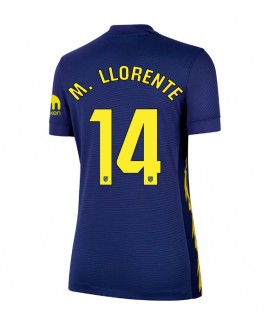 Günstige Atletico Madrid Marcos Llorente #14 Auswärtstrikot Damen 2025-26 Kurzarm